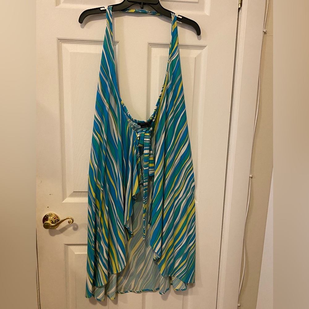 BCBG Maxazria halter wrap dress